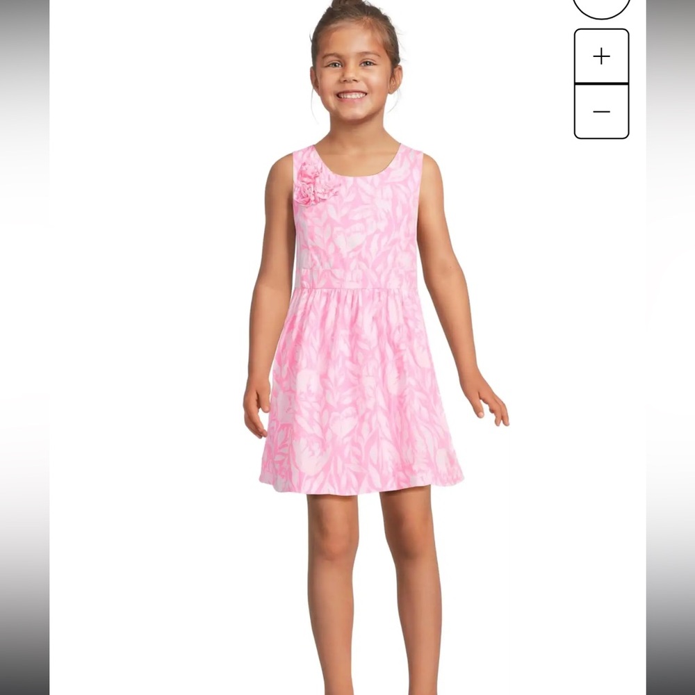 Lilly Pulitzer Vibrant Pink and White Dress